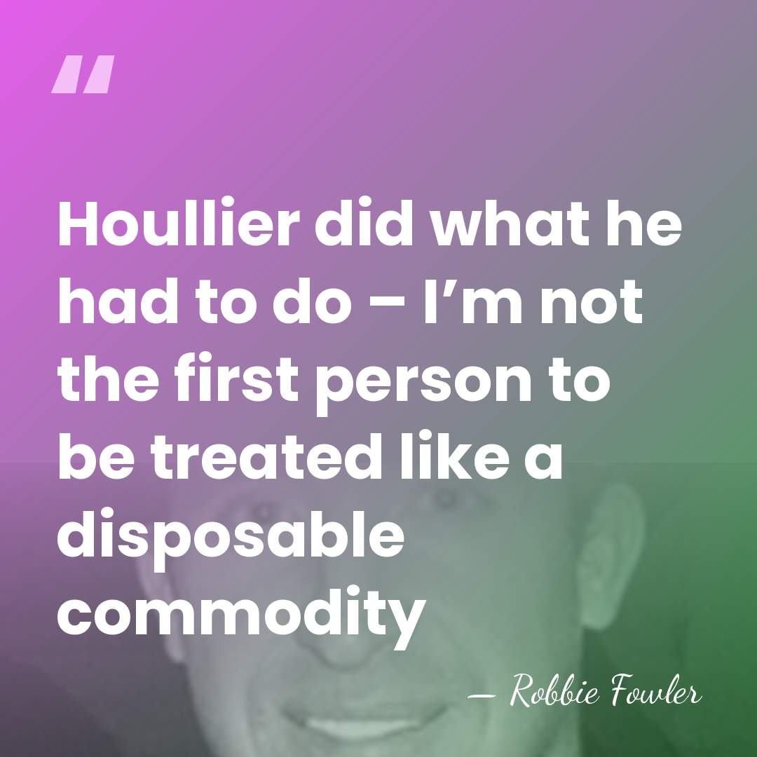 Houllier did what he had to do – I’m not the first&hellip; - Robbie Fowler