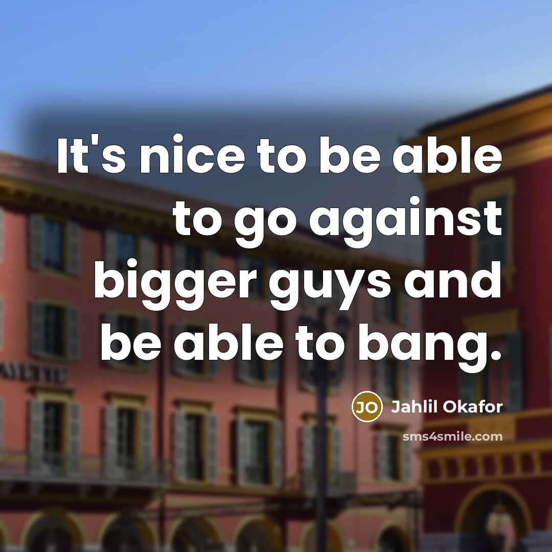 “It's nice to be able to go against bigger guys…” quote by Jahlil Okafor