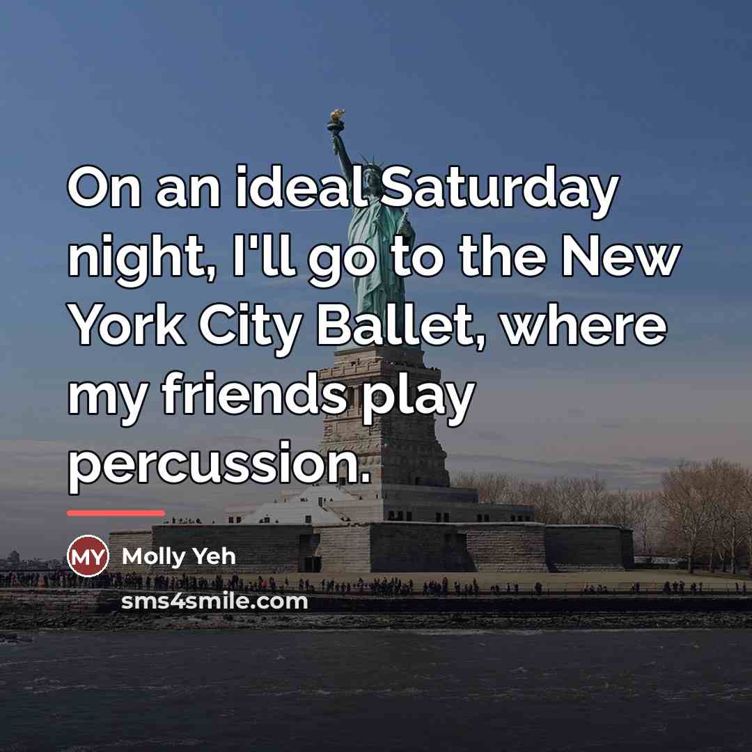 “On an ideal Saturday night, I'll go to the New…” quote by Molly Yeh