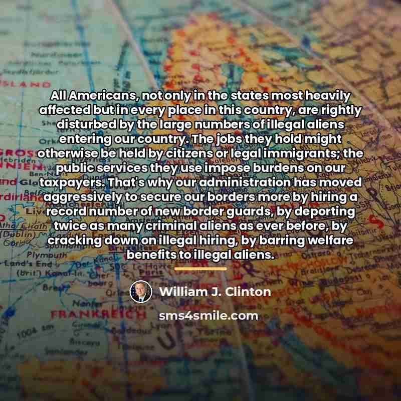 “All Americans, not only in the states most heavily affected…” quote by William J. Clinton