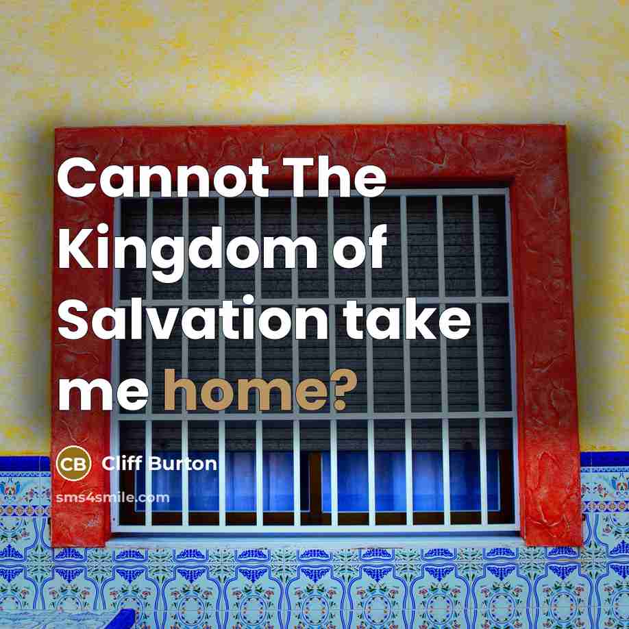 “Cannot The Kingdom of Salvation take me home?…” quote by Cliff Burton