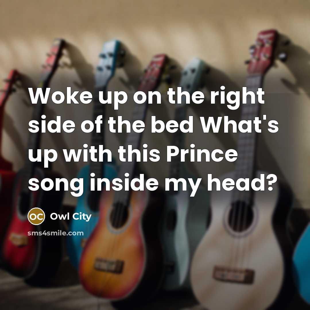 “Woke up on the right side of the bed What's…” quote by Owl City