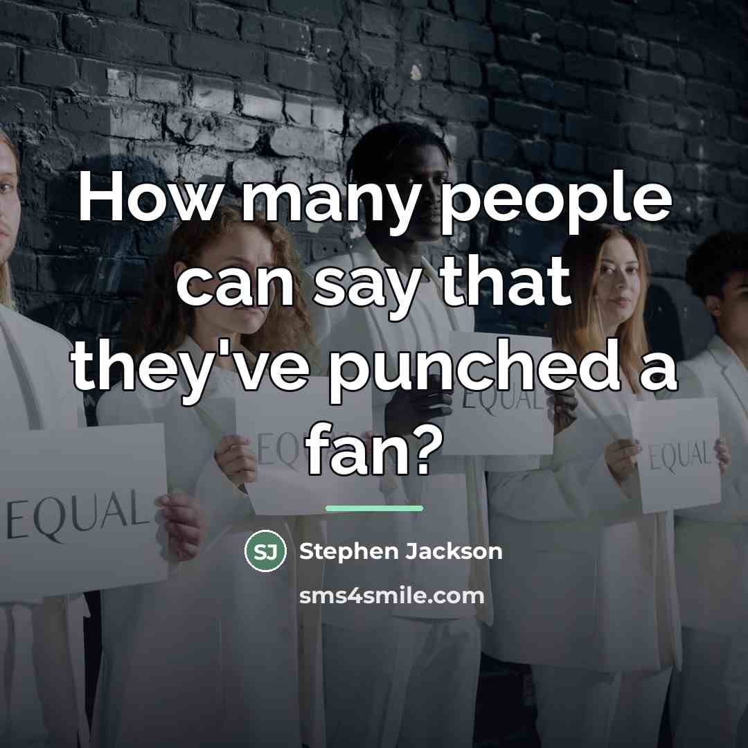 “How many people can say that they've punched a fan?…” quote by Stephen Jackson