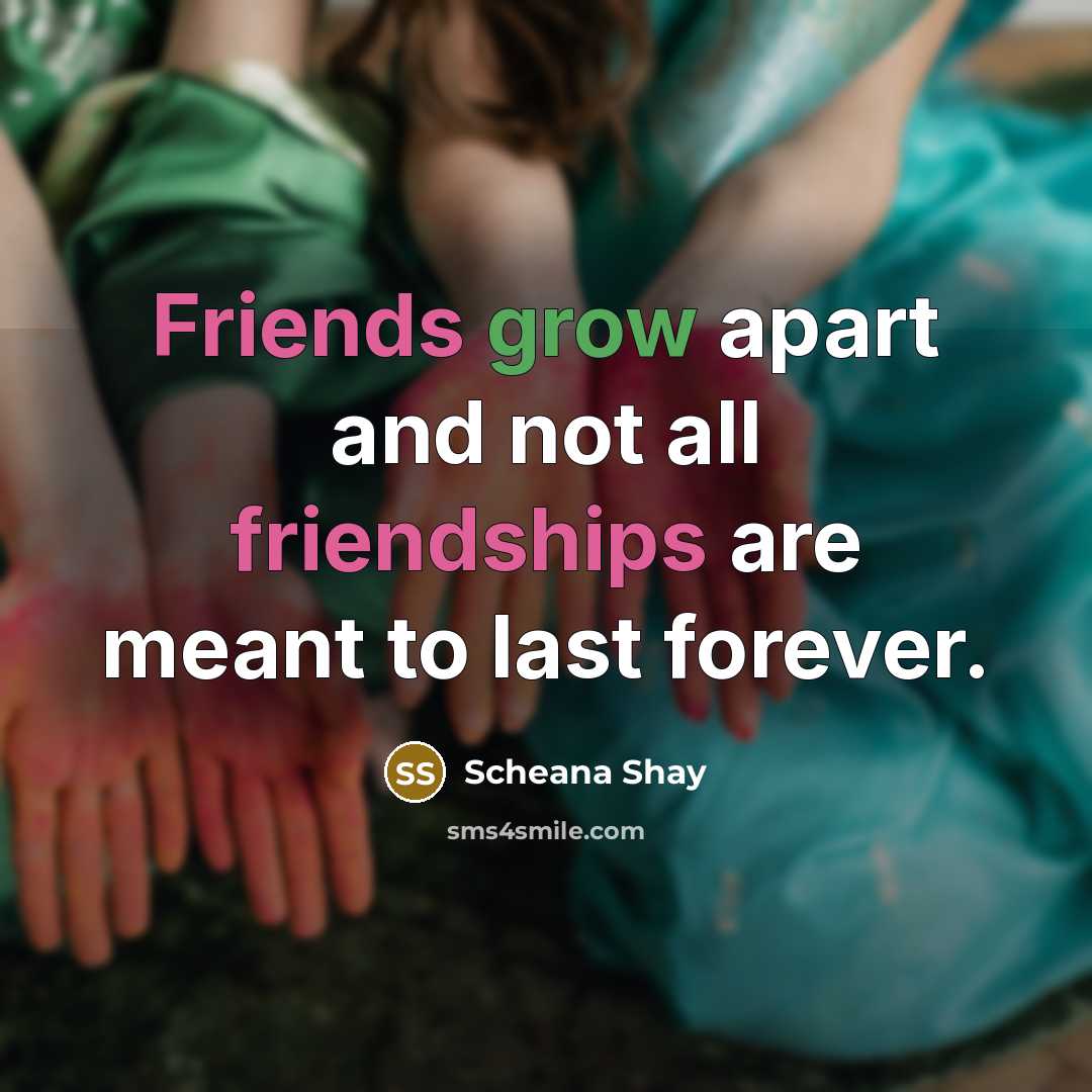 “Friends grow apart and not all friendships are meant to…” quote by Scheana Shay