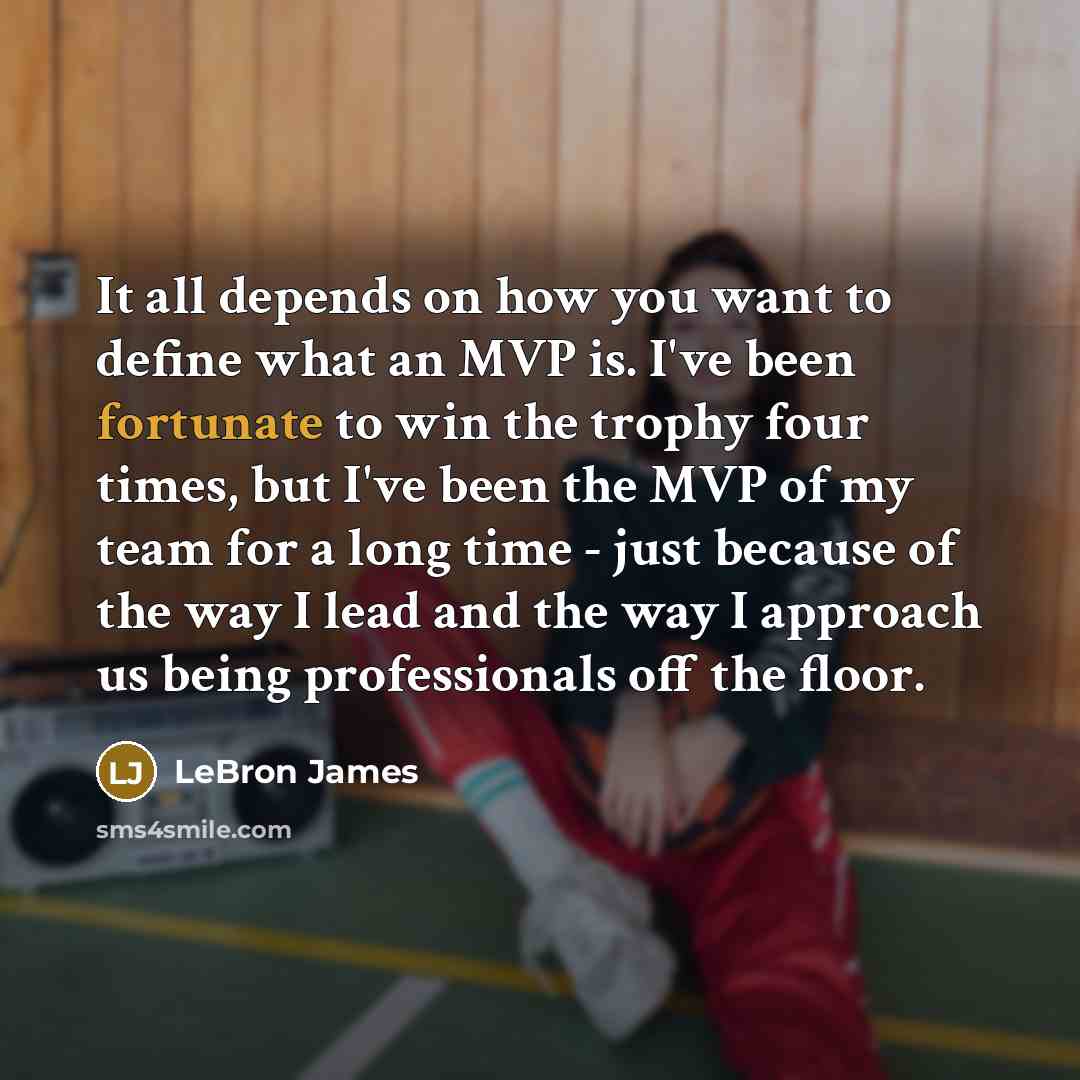 “It all depends on how you want to define what…” quote by LeBron James