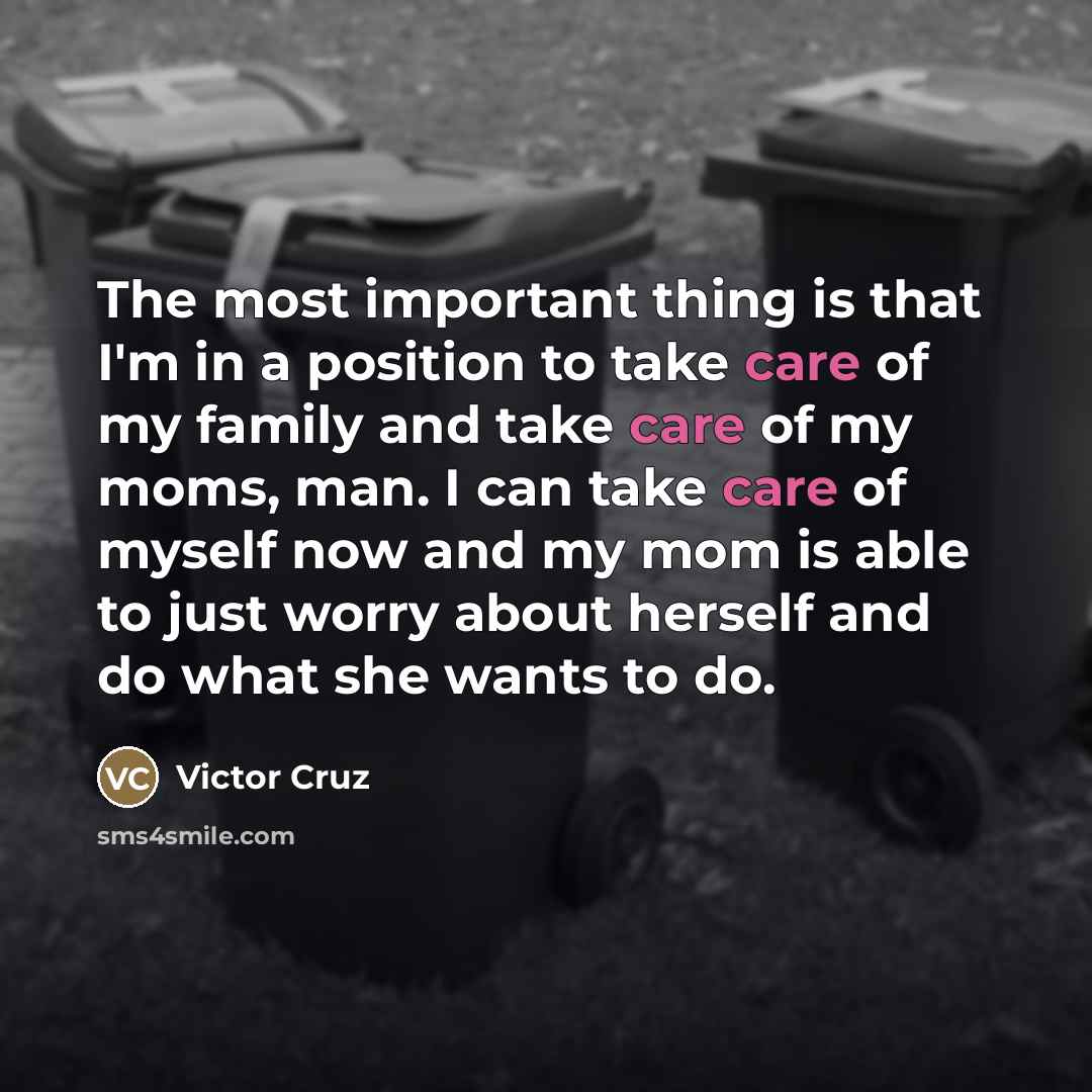 “The most important thing is that I'm in a position…” quote by Victor Cruz