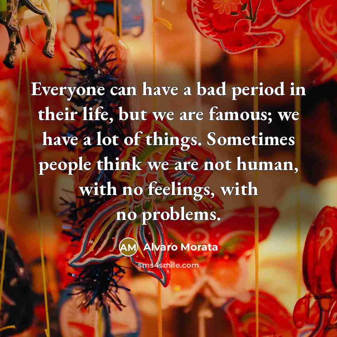 “Everyone can have a bad period in their life, but…” quote by Alvaro Morata