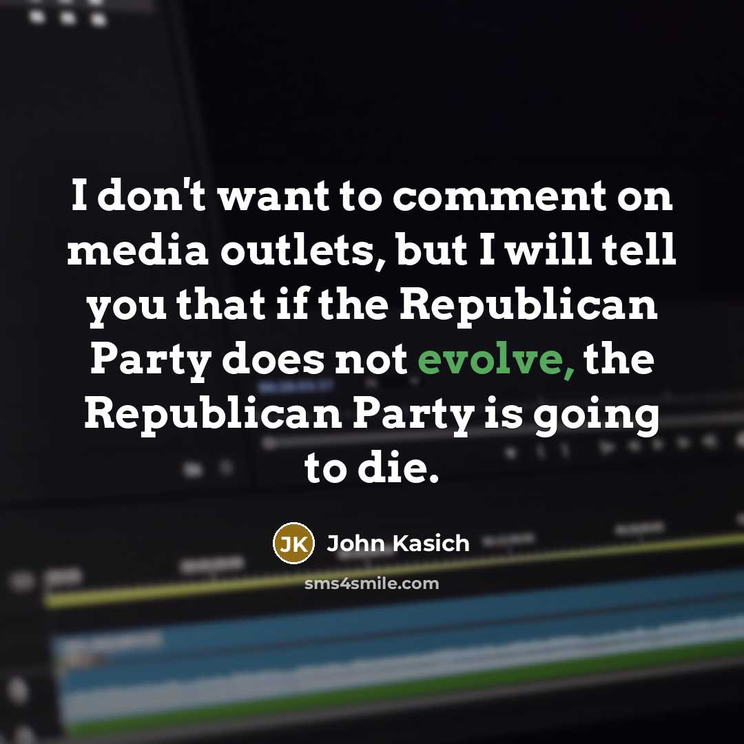 “I don't want to comment on media outlets, but I…” quote by John Kasich