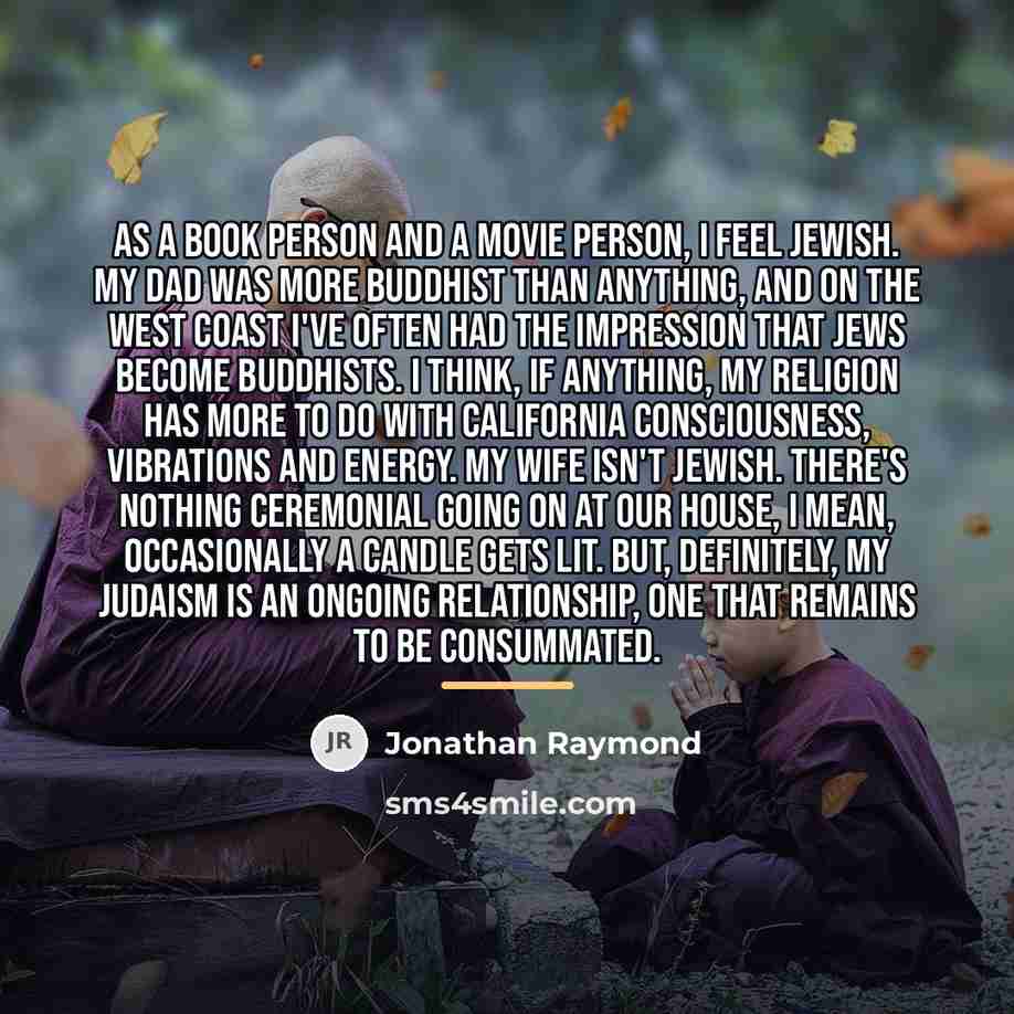 “As a book person and a movie person, I feel…” quote by Jonathan Raymond