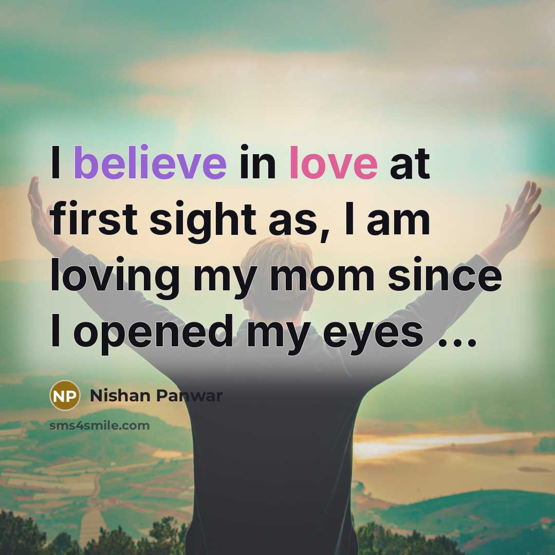 “I believe in love at first sight as, I am…” quote by Nishan Panwar