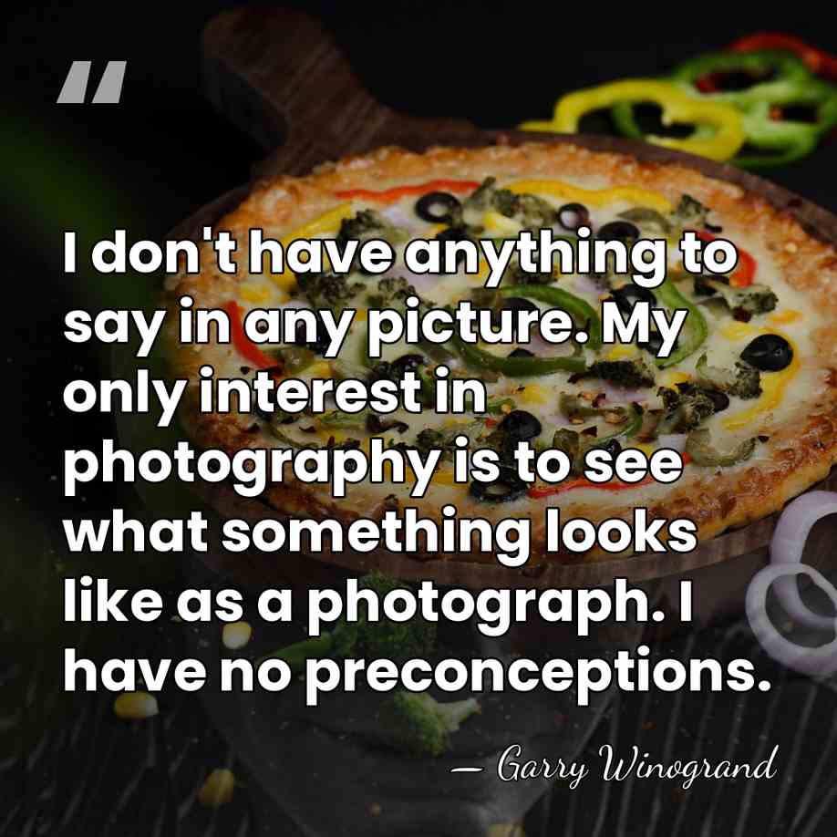I don't have anything to say in any picture. My only interest&hellip; - Garry Winogrand