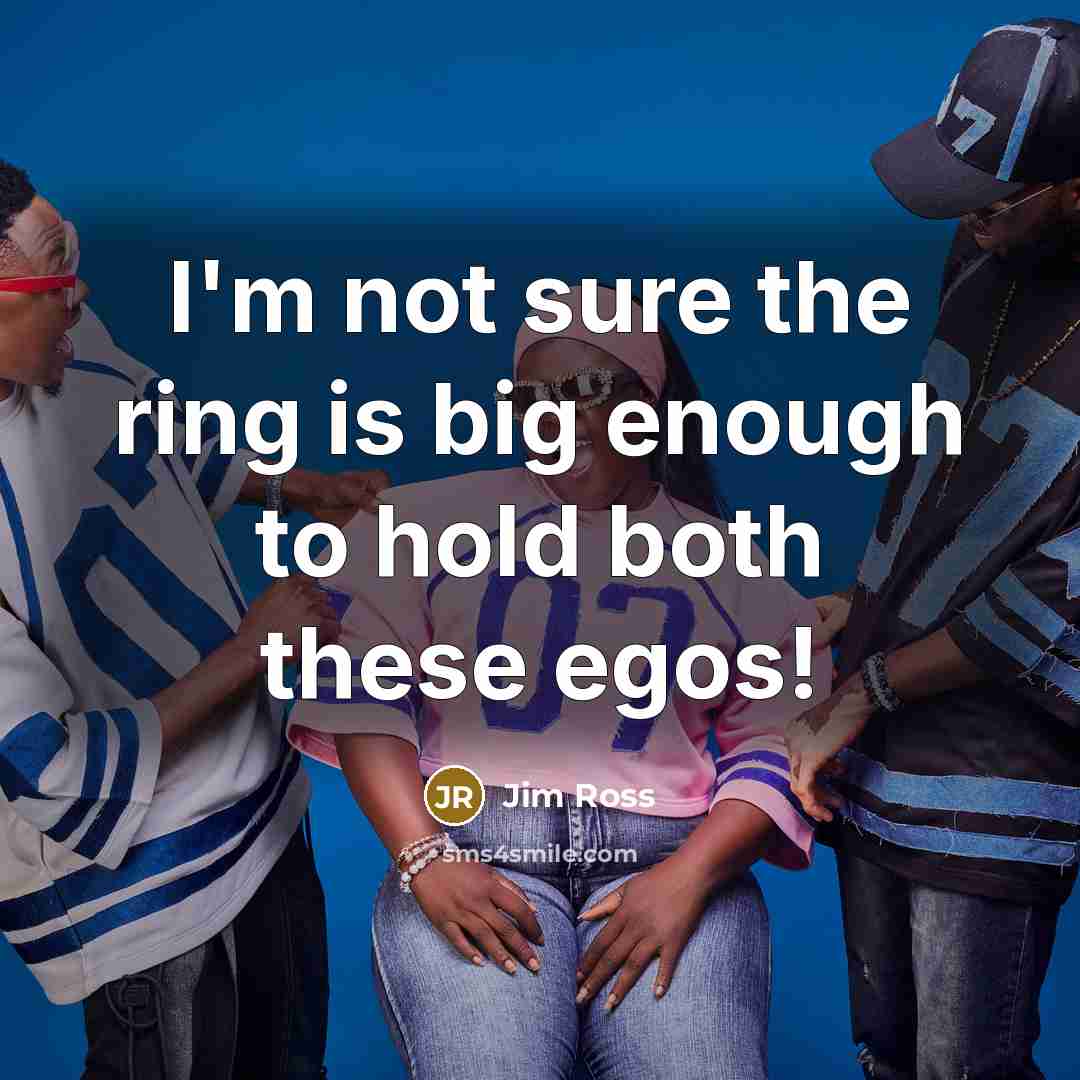“I'm not sure the ring is big enough to hold…” quote by Jim Ross