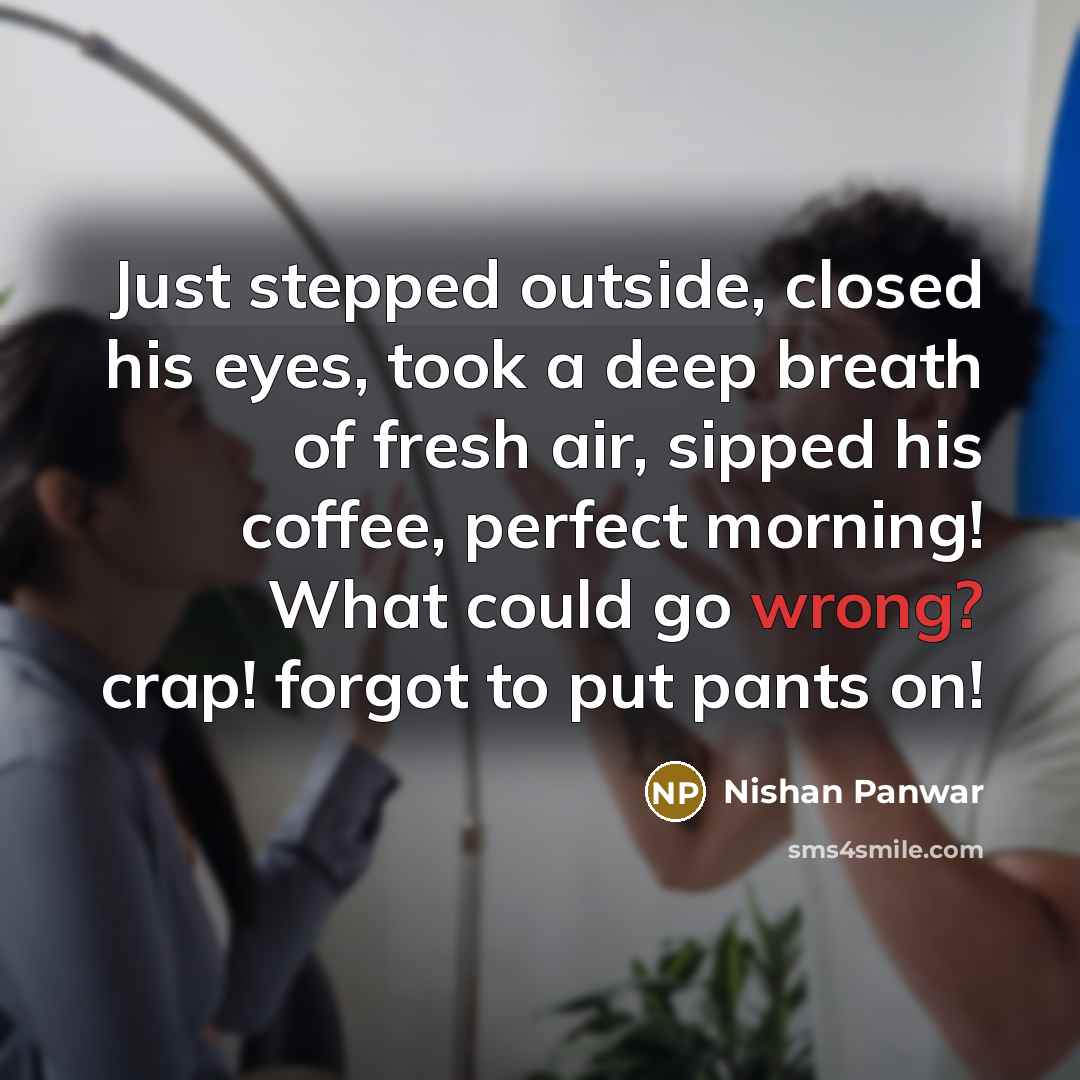 “Just stepped outside, closed his eyes, took a deep breath…” quote by Nishan Panwar