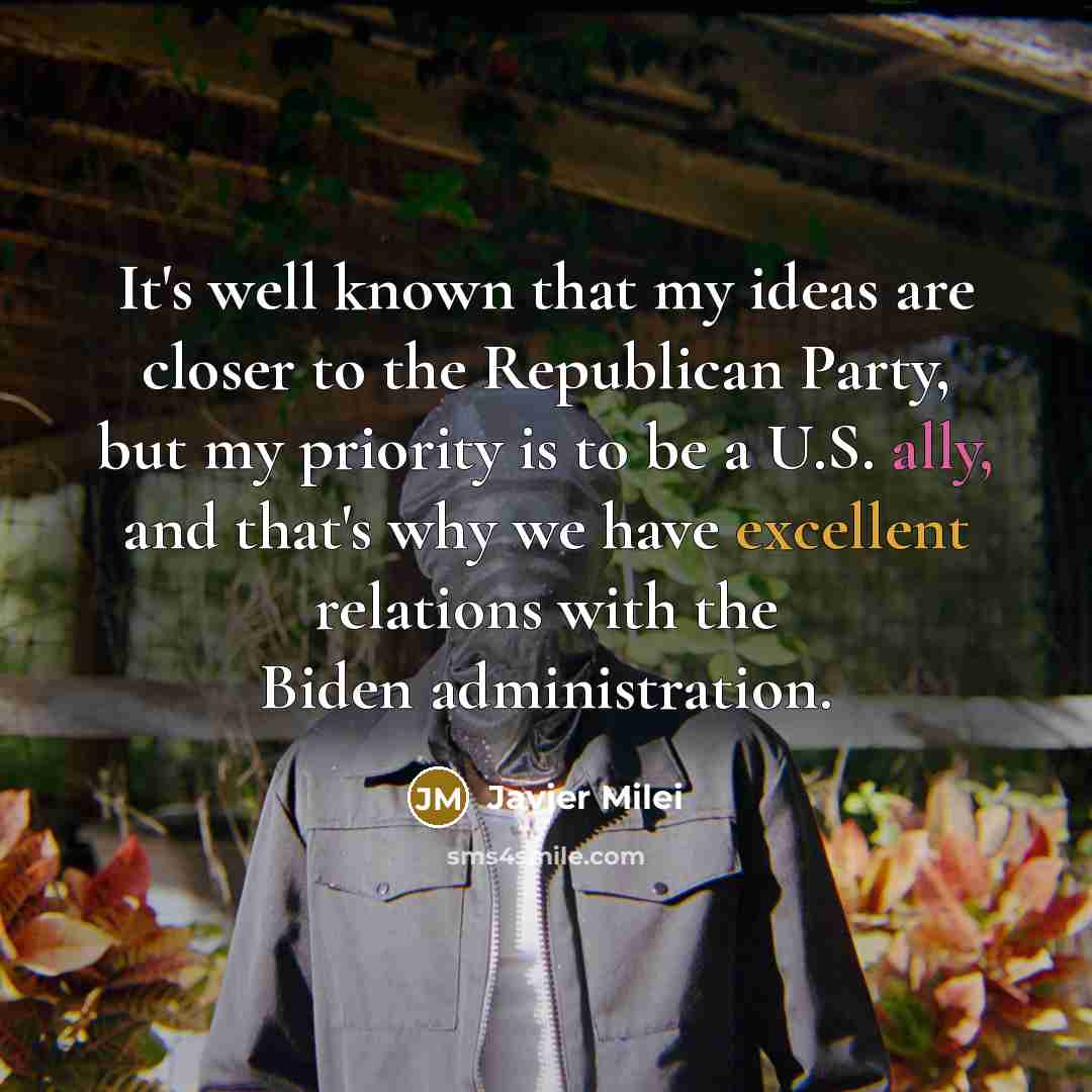 “It's well known that my ideas are closer to the…” quote by Javier Milei