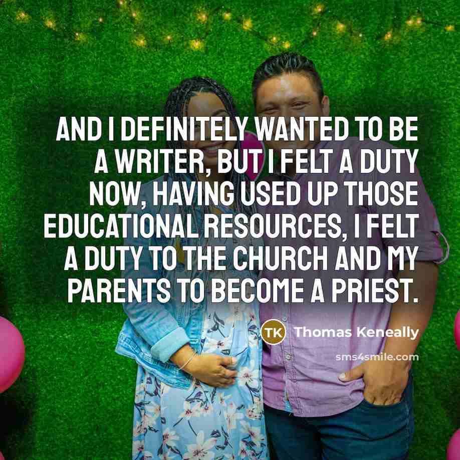 “And I definitely wanted to be a writer, but I…” quote by Thomas Keneally