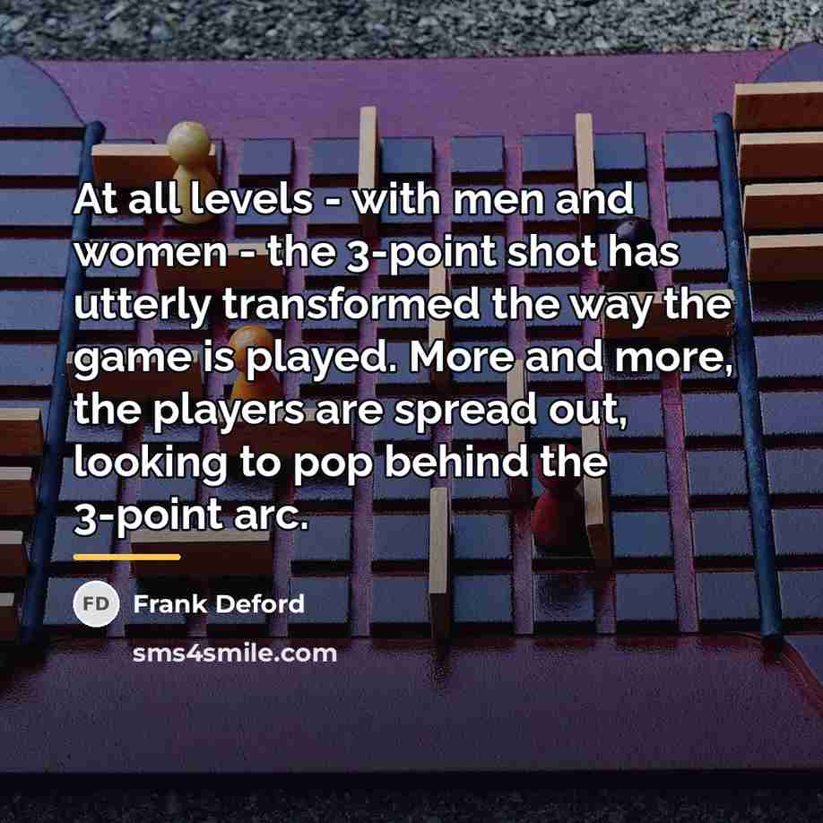 “At all levels - with men and women - the…” quote by Frank Deford