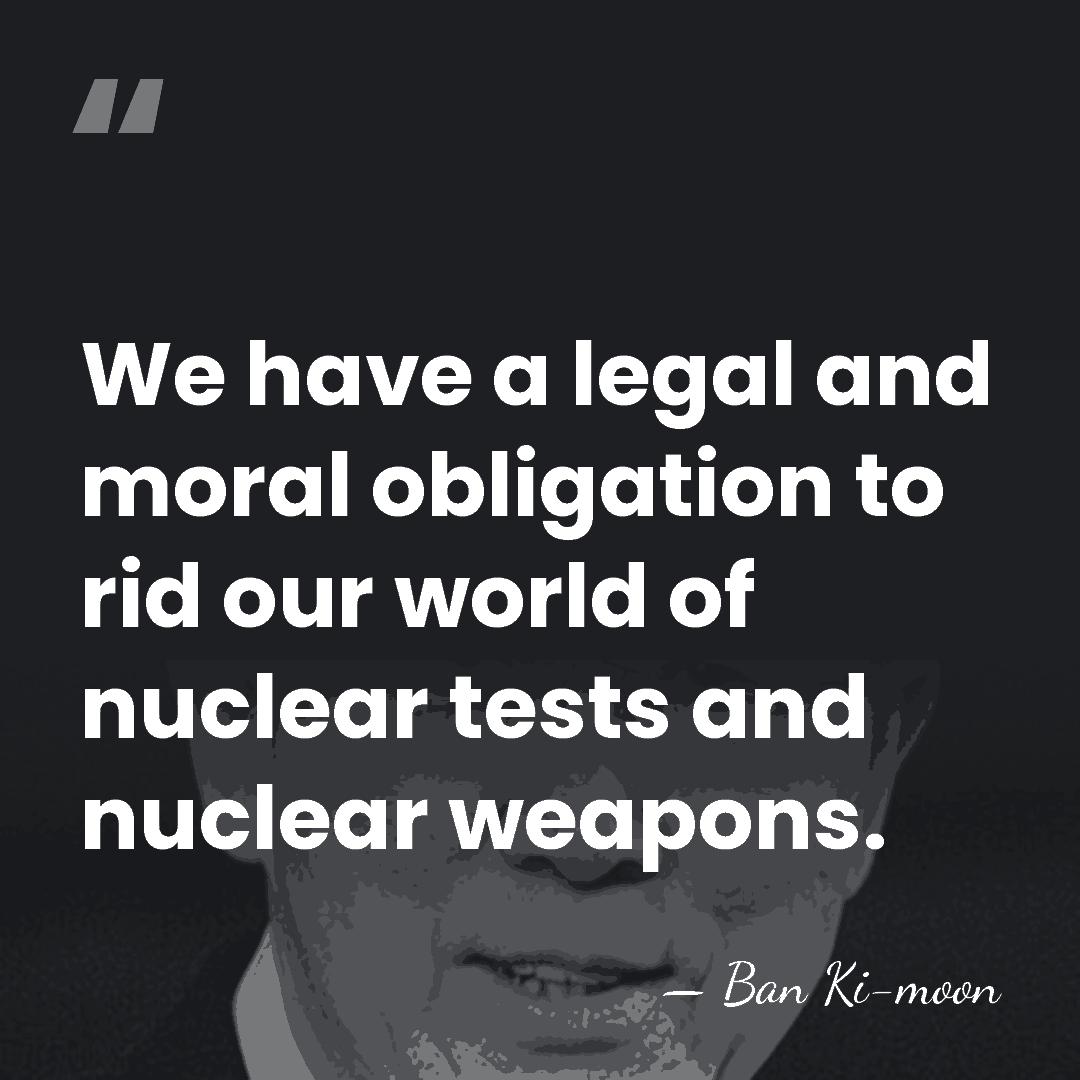 We have a legal and moral obligation to rid our world of&hellip; - Ban Ki-moon
