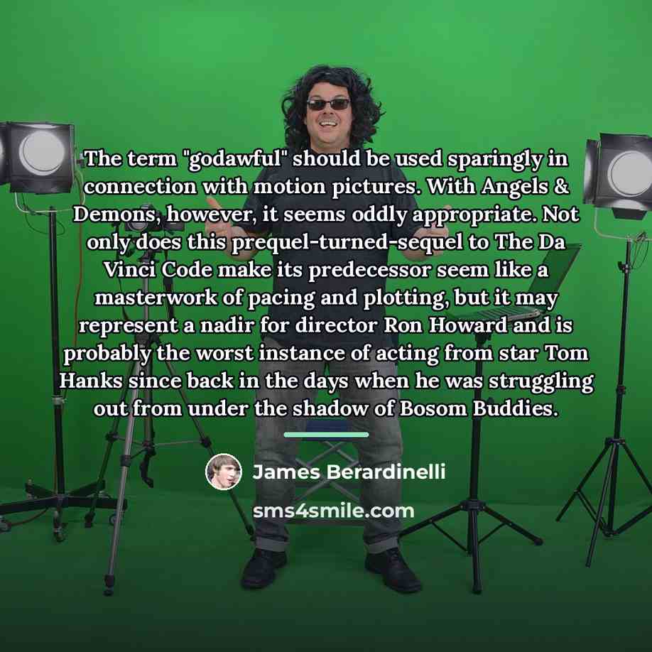 “The term "godawful" should be used sparingly in connection with…” quote by James Berardinelli