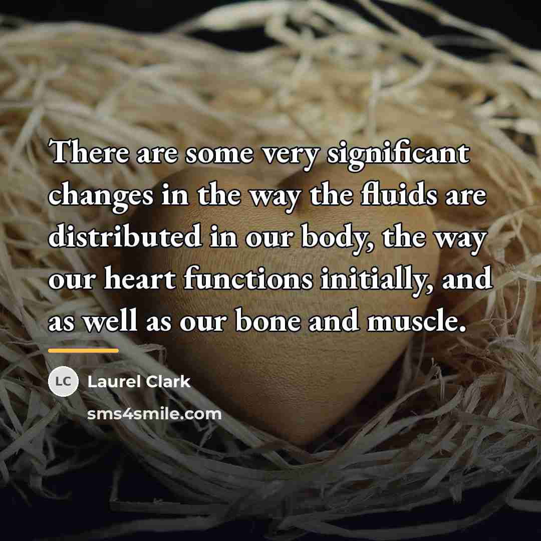 “There are some very significant changes in the way the…” quote by Laurel Clark