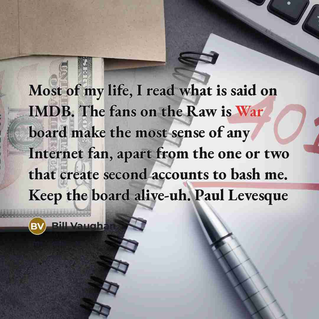 “Most of my life, I read what is said on…” quote by Bill Vaughan