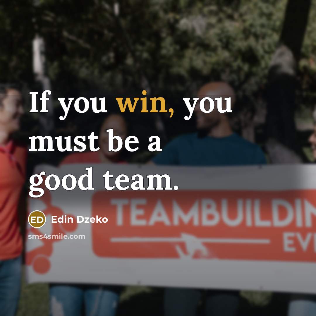 “If you win, you must be a good team.…” quote by Edin Dzeko