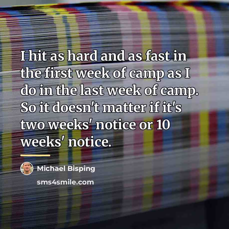 “I hit as hard and as fast in the first…” quote by Michael Bisping