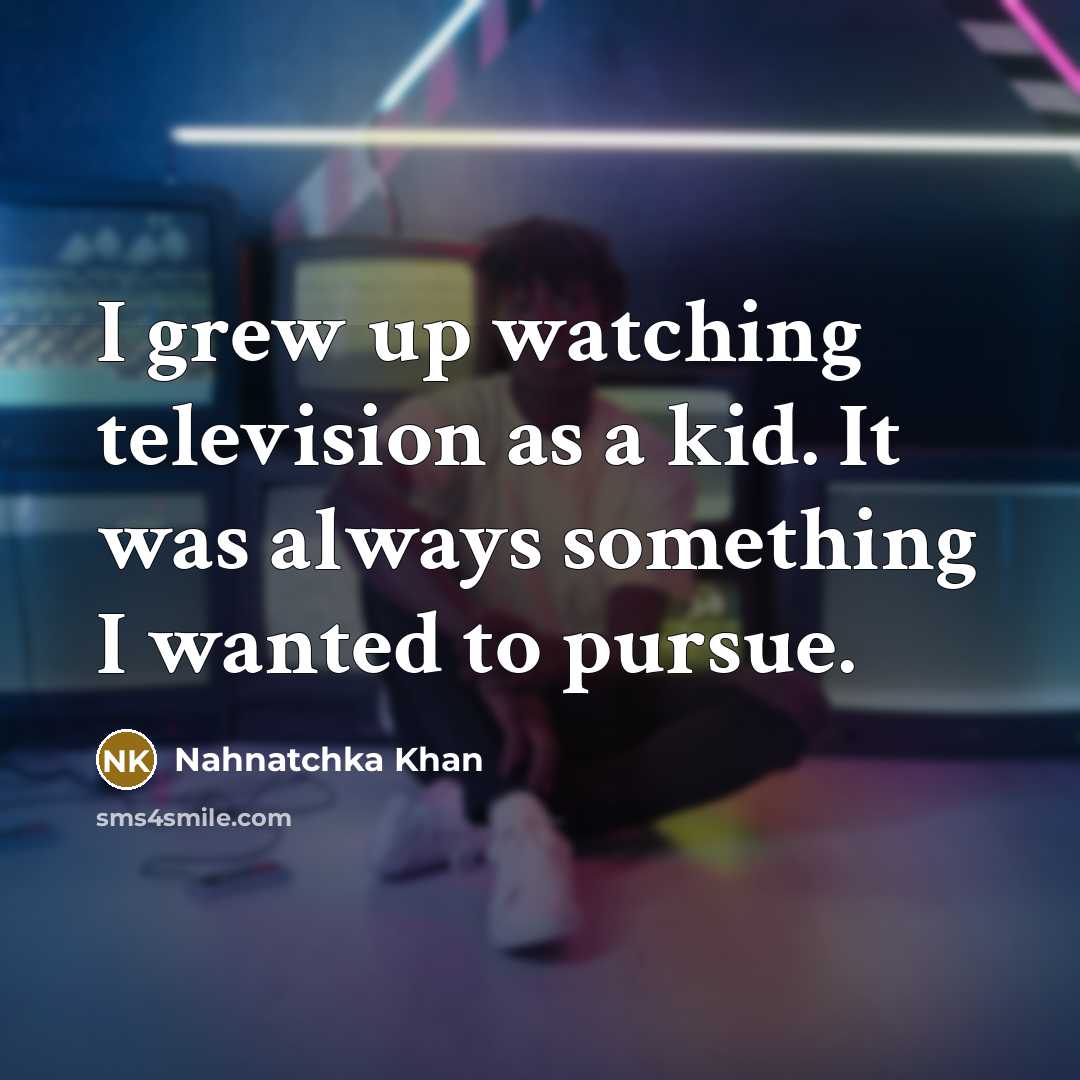 “I grew up watching television as a kid. It was…” quote by Nahnatchka Khan
