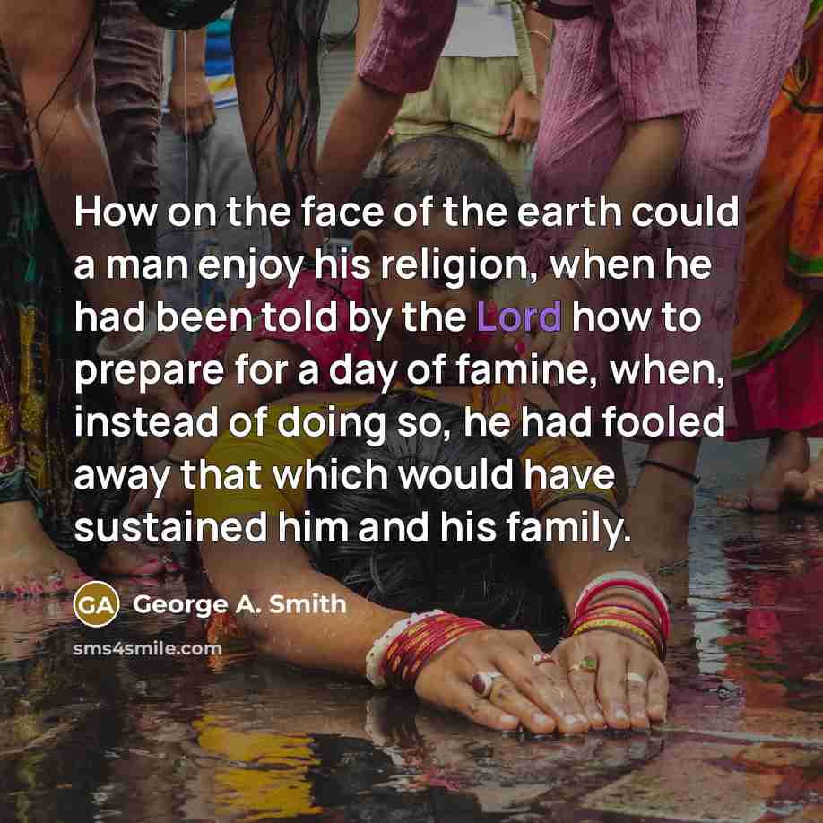 “How on the face of the earth could a man…” quote by George A. Smith