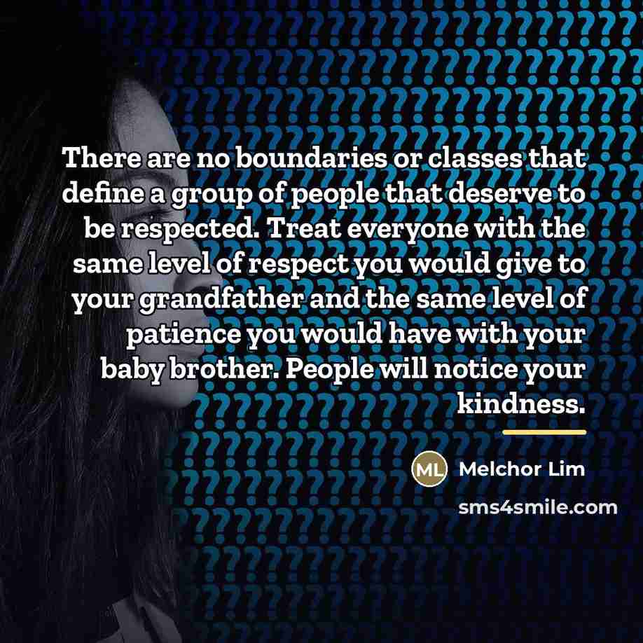 “There are no boundaries or classes that define a group…” quote by Melchor Lim