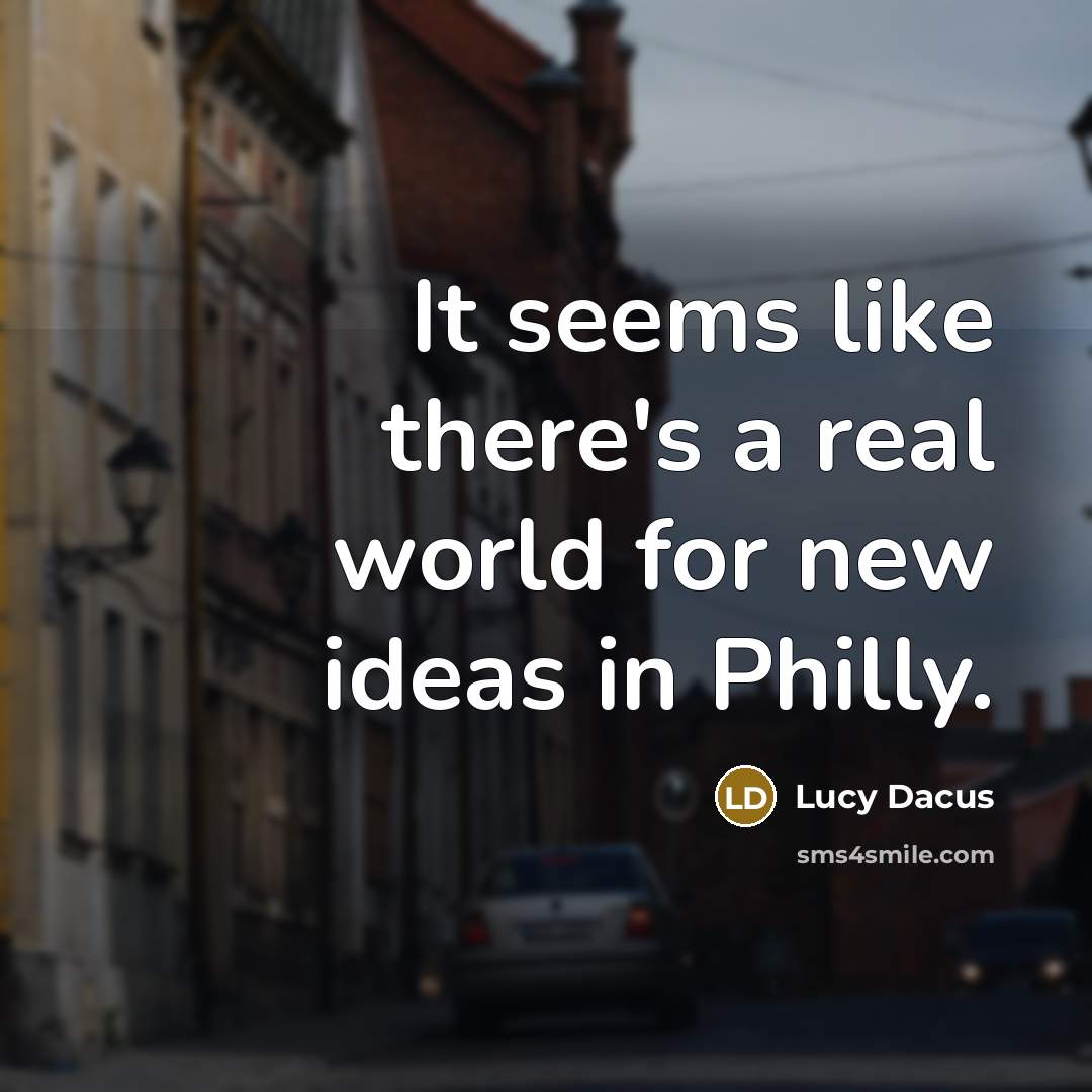 “It seems like there's a real world for new ideas…” quote by Lucy Dacus