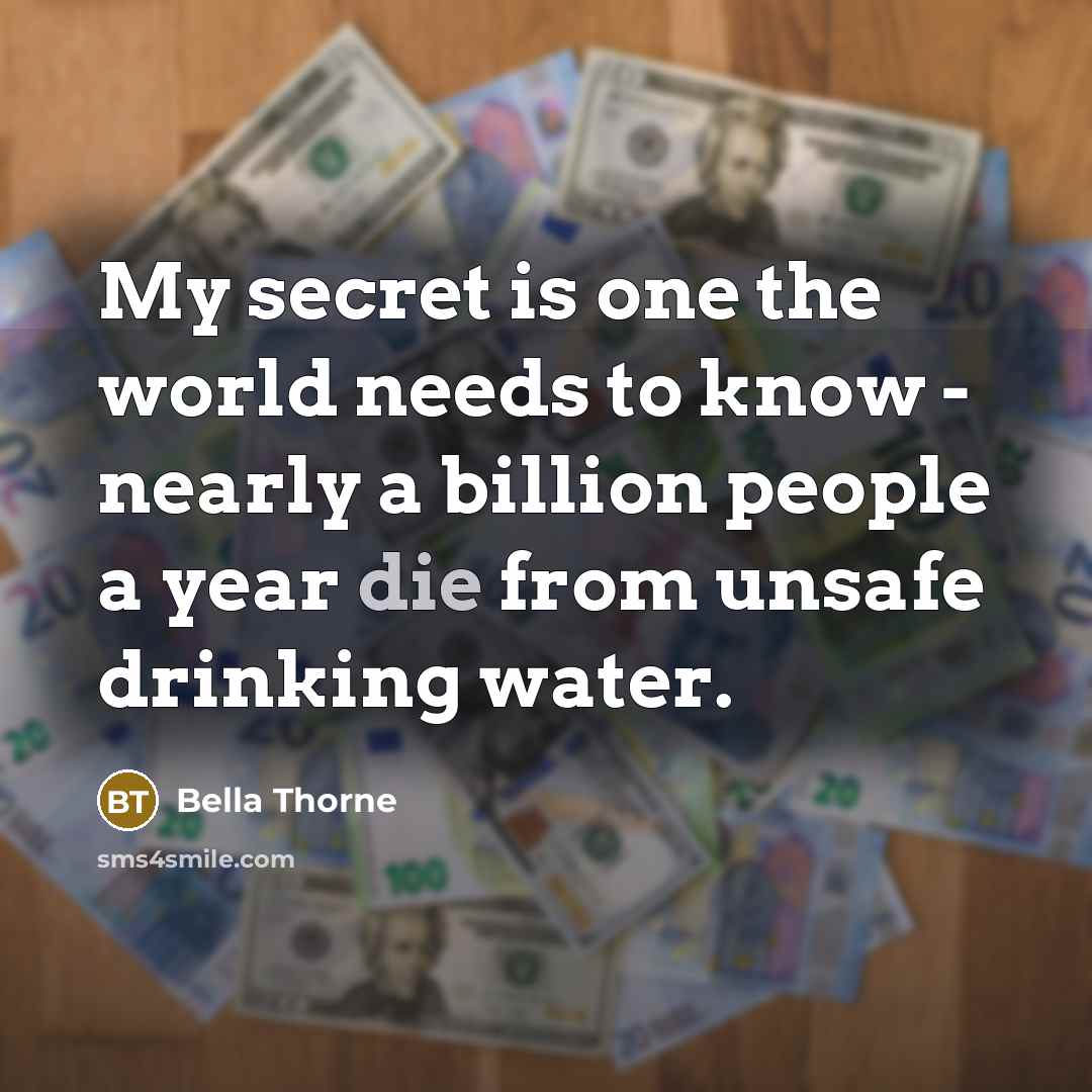 “My secret is one the world needs to know -…” quote by Bella Thorne
