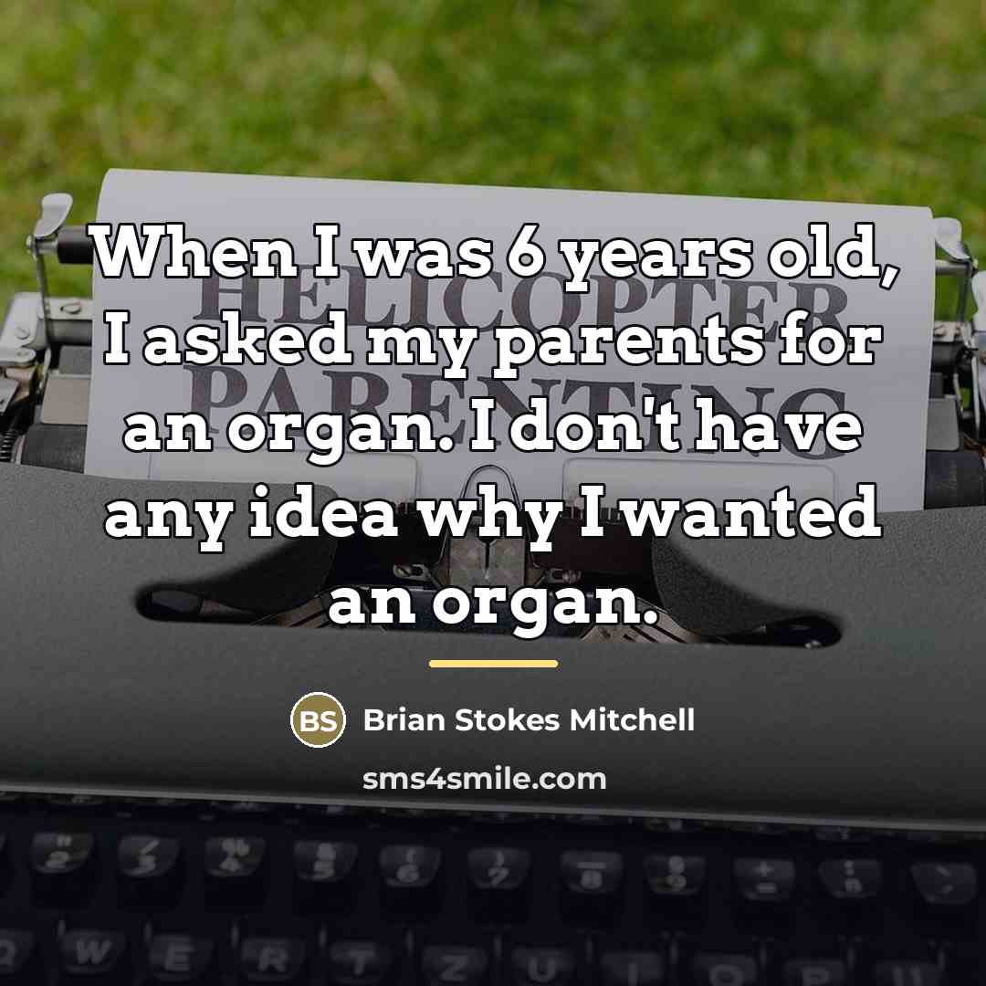 “When I was 6 years old, I asked my parents…” quote by Brian Stokes Mitchell
