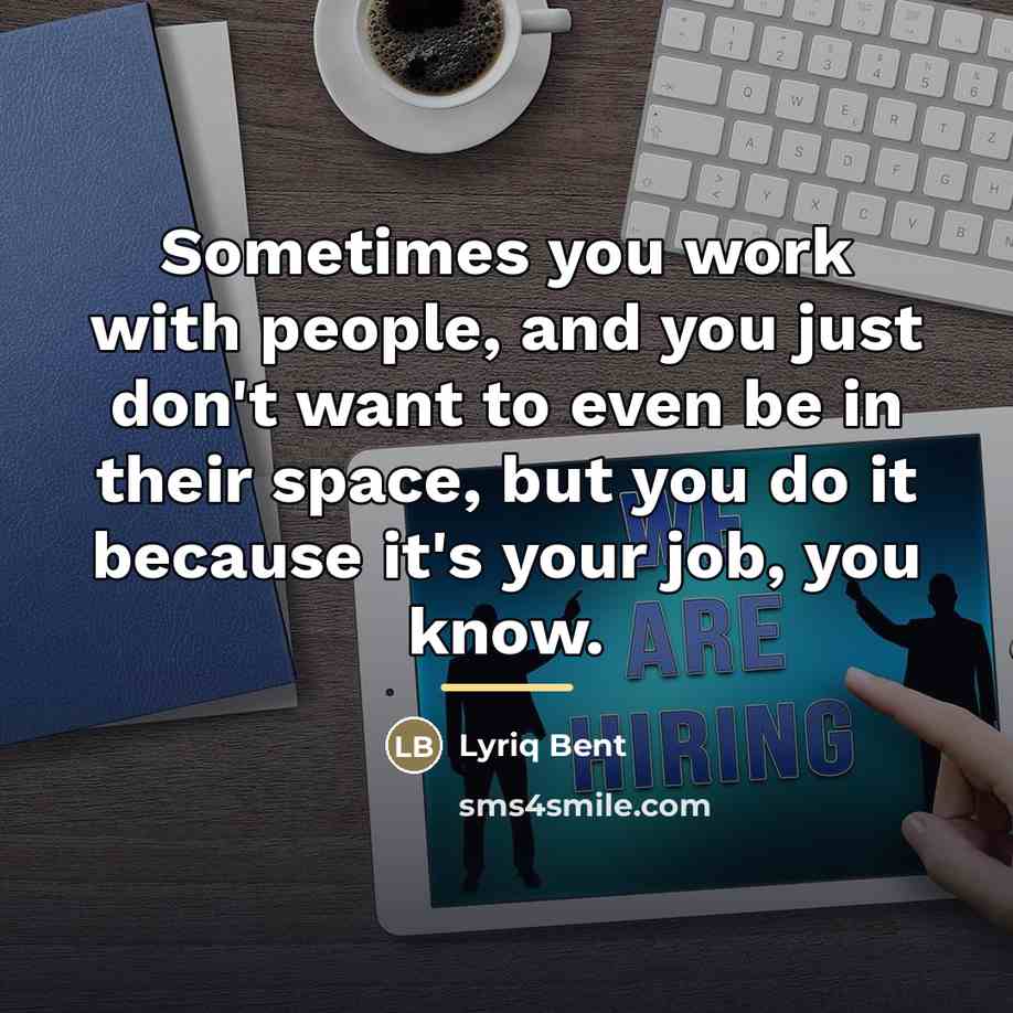 “Sometimes you work with people, and you just don't want…” quote by Lyriq Bent