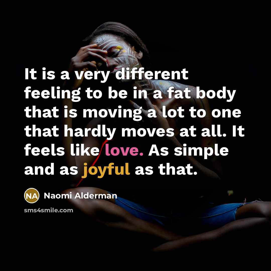 “It is a very different feeling to be in a…” quote by Naomi Alderman