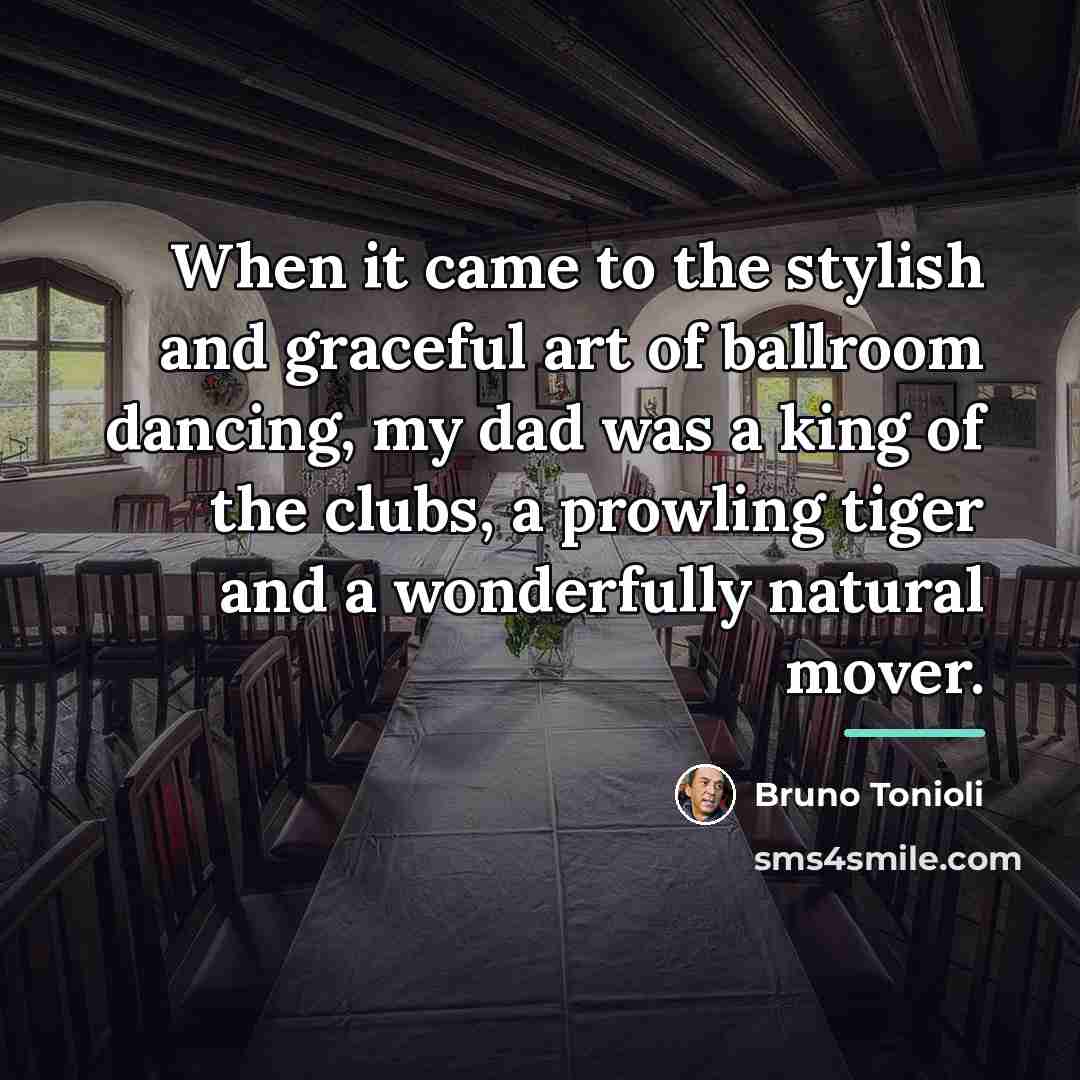 “When it came to the stylish and graceful art of…” quote by Bruno Tonioli