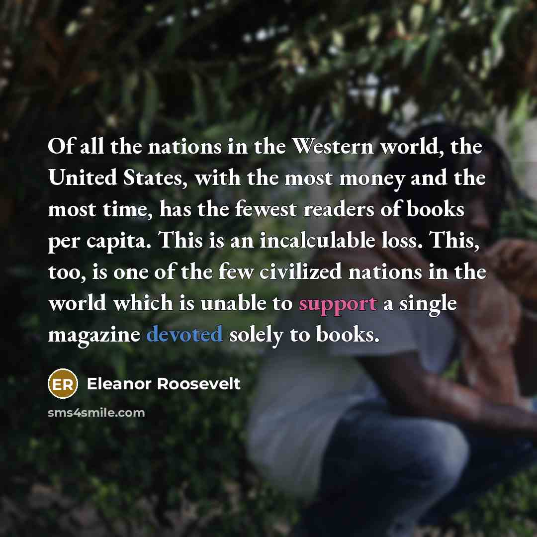 “Of all the nations in the Western world, the United…” quote by Eleanor Roosevelt