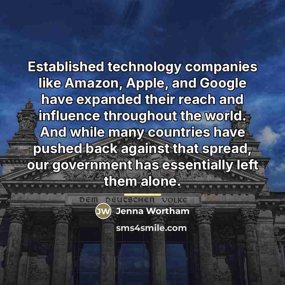 “Established technology companies like Amazon, Apple, and Google have expanded…” quote by Jenna Wortham