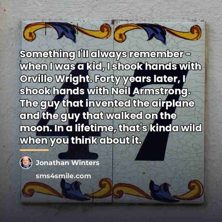 “Something I'll always remember - when I was a kid,…” quote by Jonathan Winters