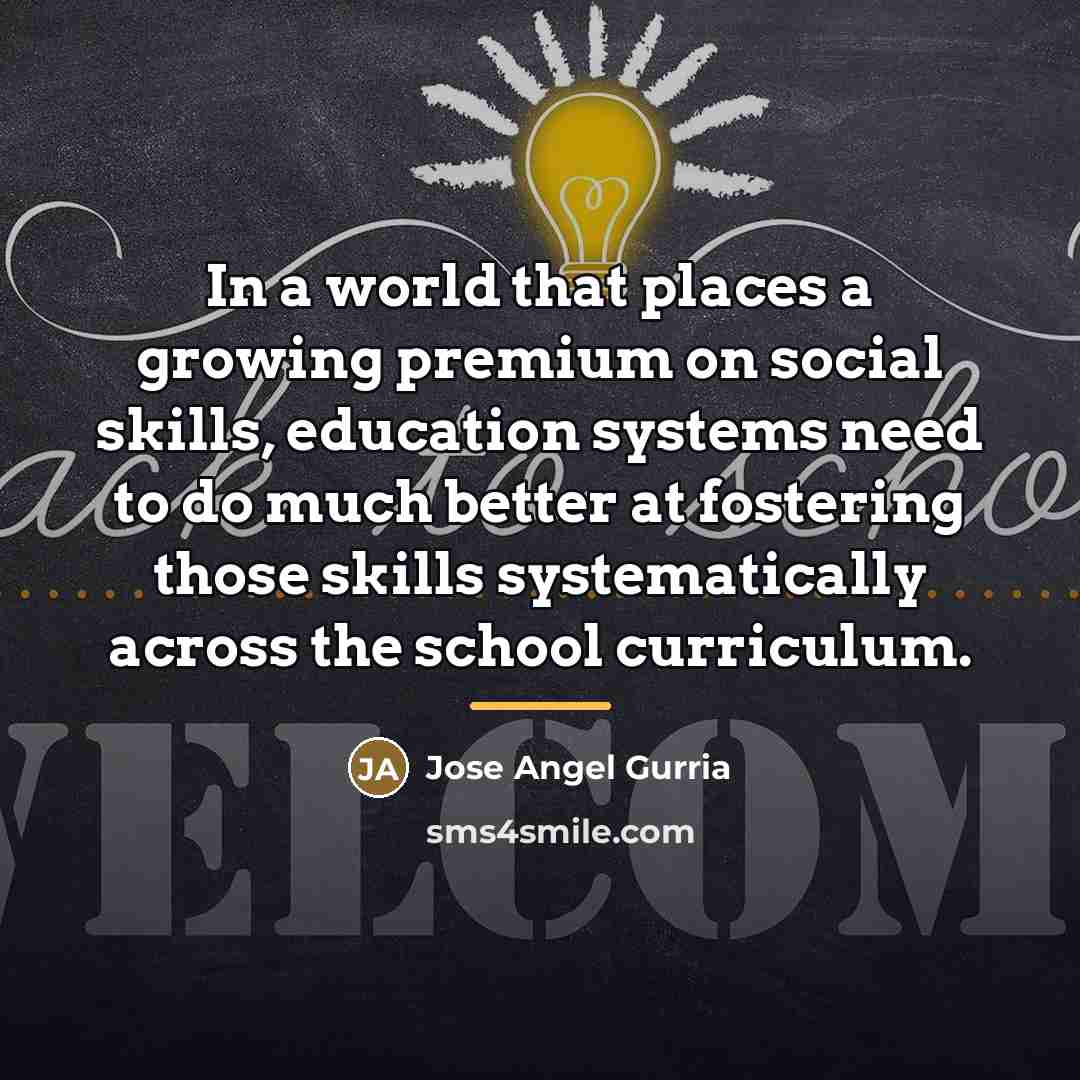 “In a world that places a growing premium on social…” quote by Jose Angel Gurria