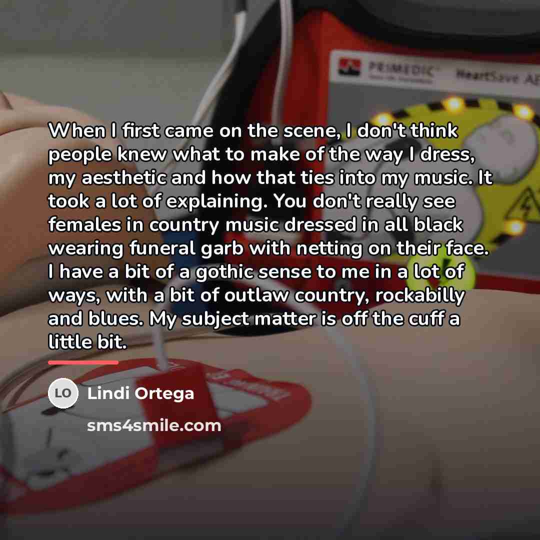 “When I first came on the scene, I don't think…” quote by Lindi Ortega