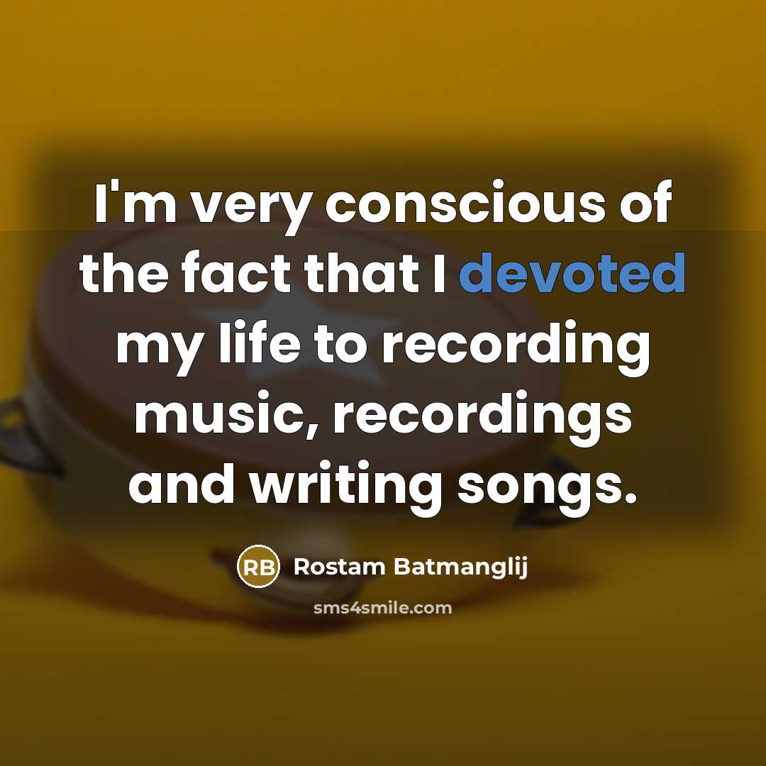 “I'm very conscious of the fact that I devoted my…” quote by Rostam Batmanglij