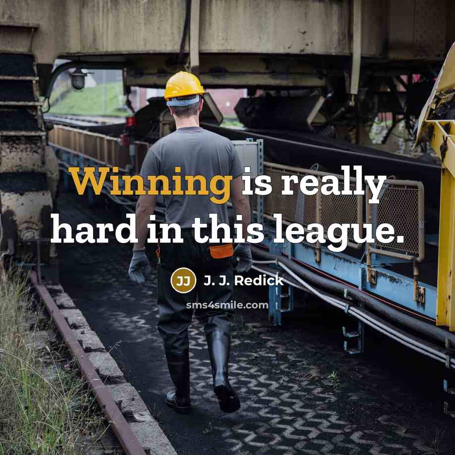 “Winning is really hard in this league.” quote by J. J. Redick
