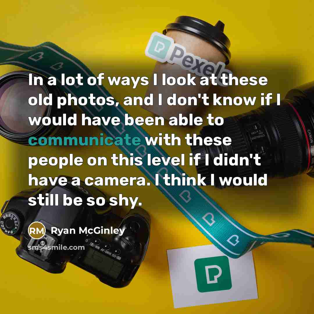 “In a lot of ways I look at these old…” quote by Ryan McGinley