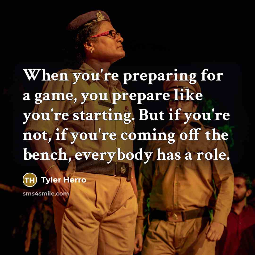 “When you're preparing for a game, you prepare like you're…” quote by Tyler Herro
