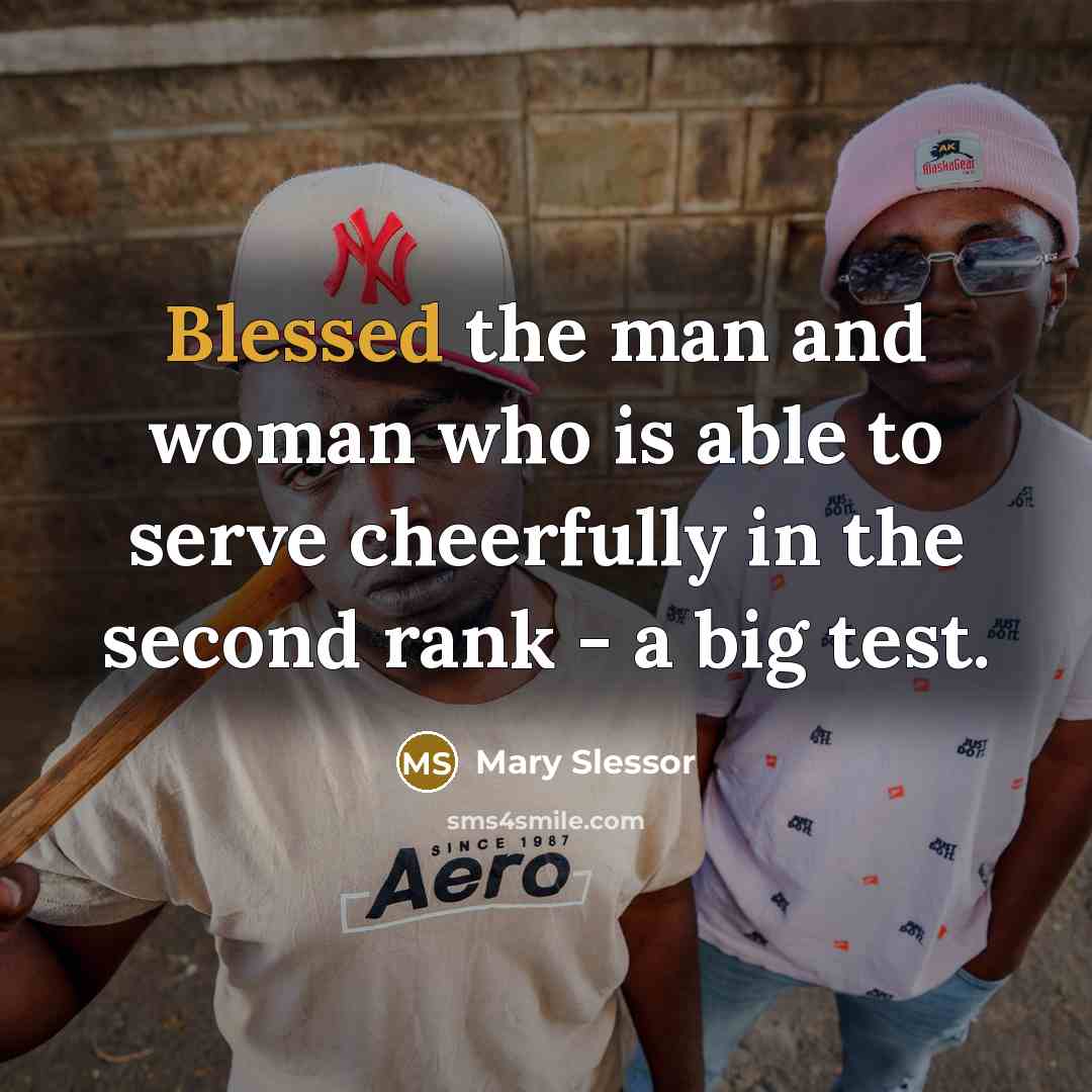 “Blessed the man and woman who is able to serve…” quote by Mary Slessor