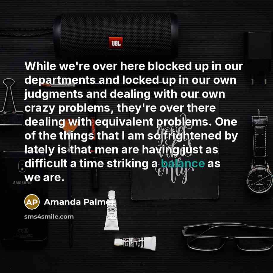 “While we're over here blocked up in our departments and…” quote by Amanda Palmer