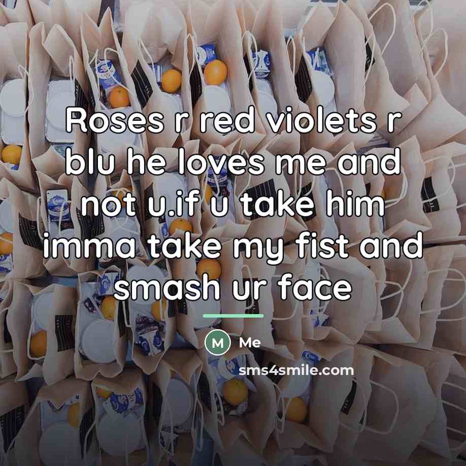 “Roses r red violets r blu he loves me and…” quote by Me