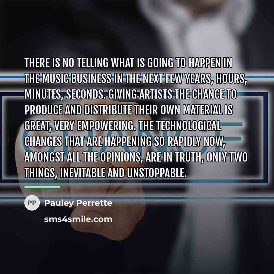 “There is no telling what is going to happen in…” quote by Pauley Perrette