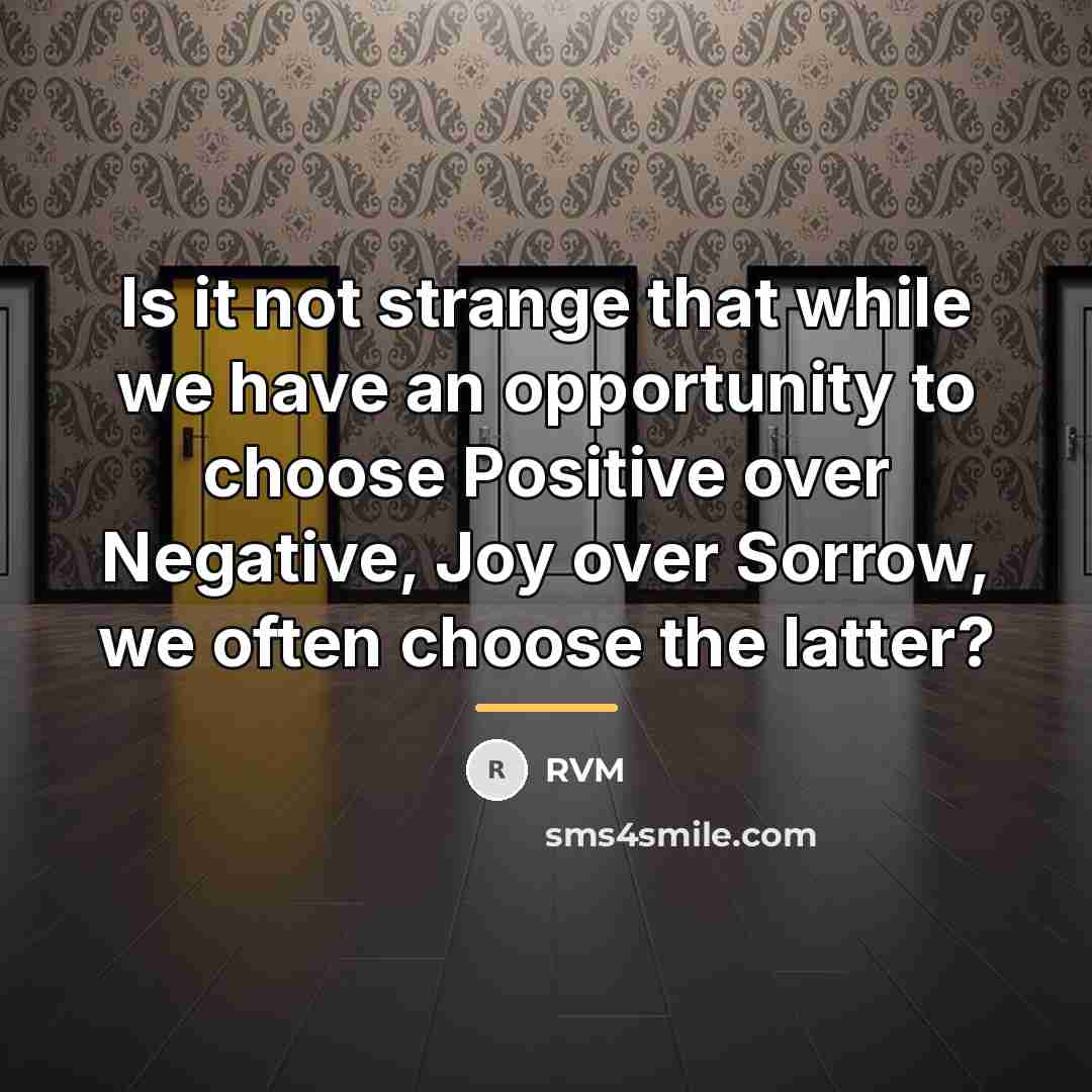 “Is it not strange that while we have an opportunity…” quote by RVM