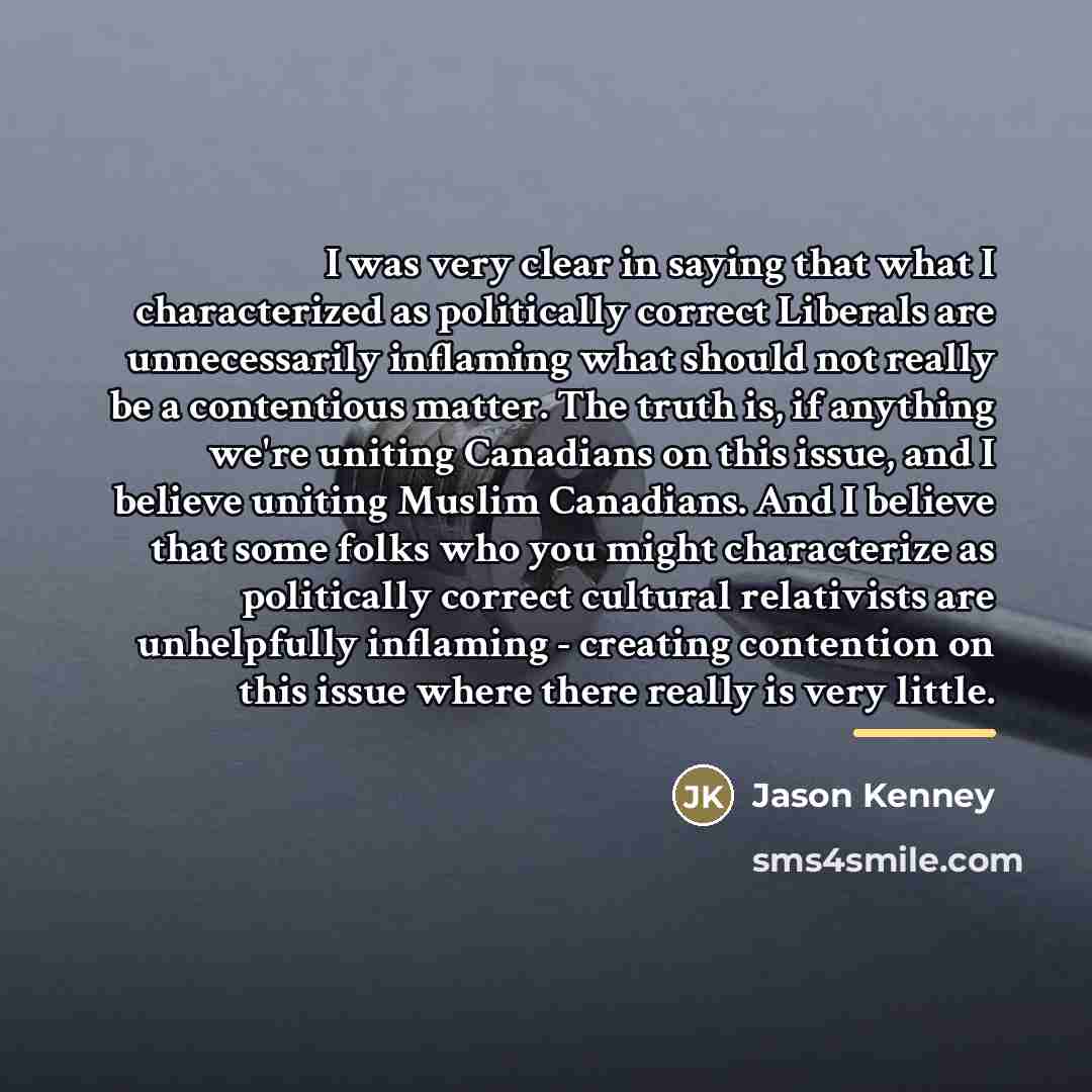 “I was very clear in saying that what I characterized…” quote by Jason Kenney